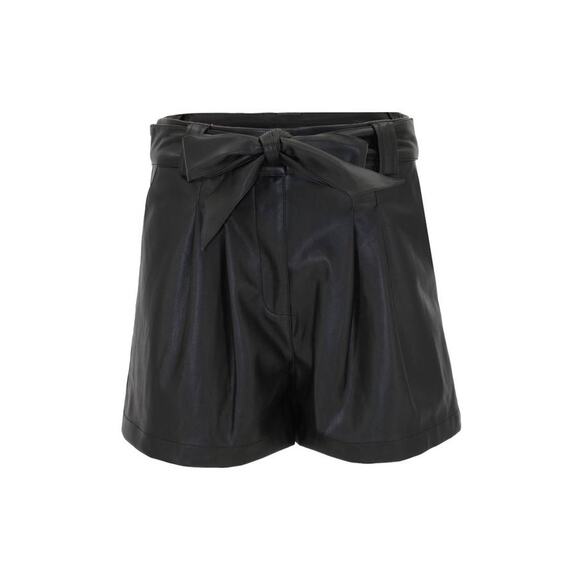 *** Not Availavle***Indigo Vegan Leather Shorts - Picture 1 of 2